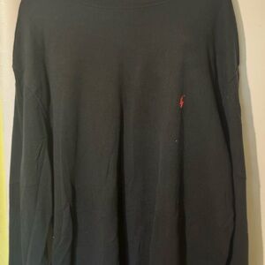 Polo Ralph Lauren Black Crewneck Thermal sz 4 XT